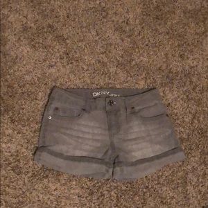 Grey jean short size 10 in kids